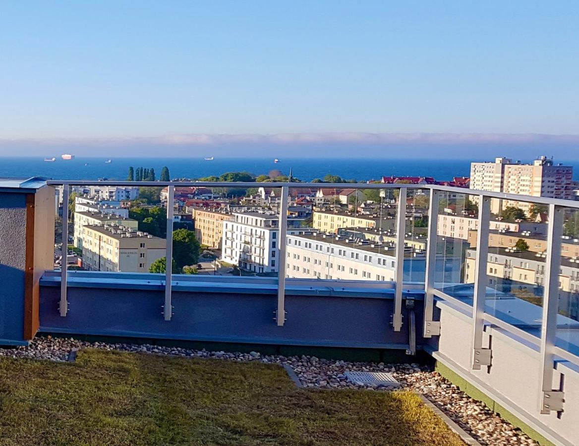 Rooftop Apartment Brzezno With The Sea View Danzica Esterno foto